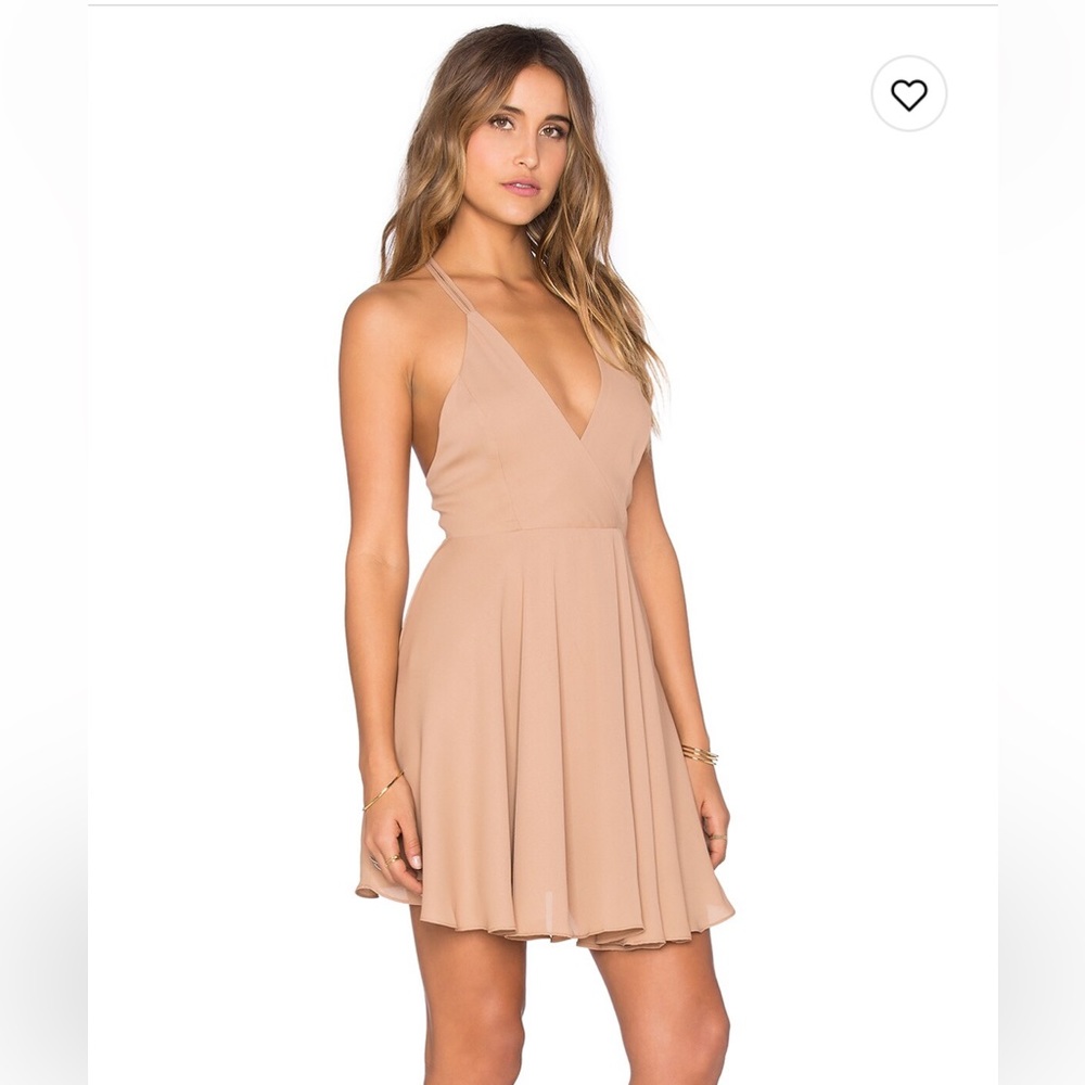 KRISA | cross back mini dress